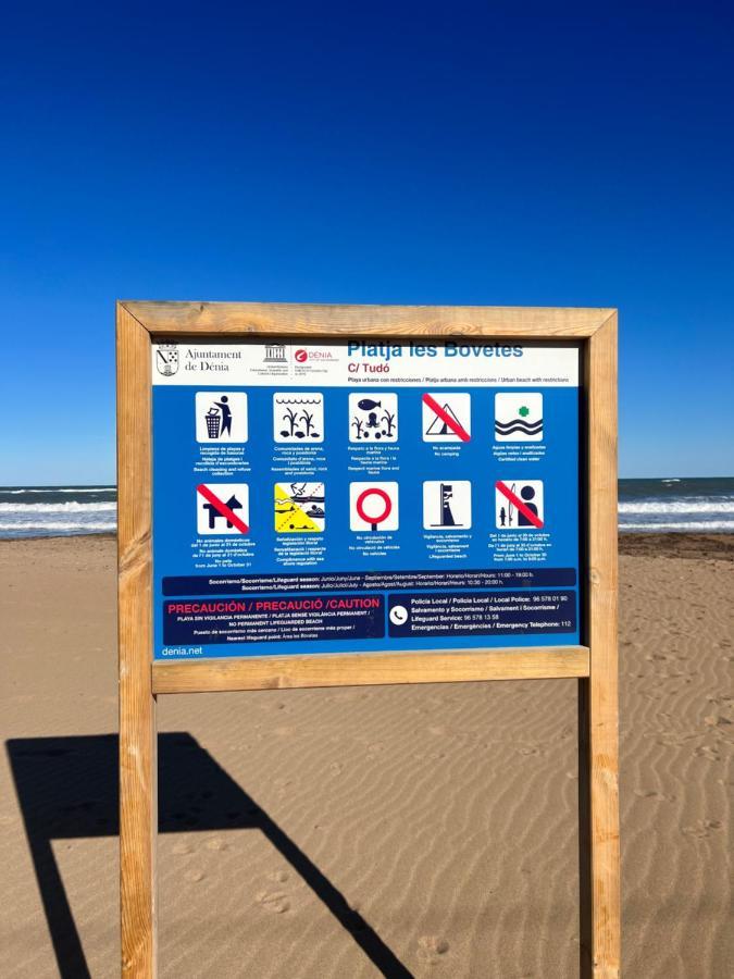 Piso Los Angeles - 1Ra Linea De Playa Дения Экстерьер фото